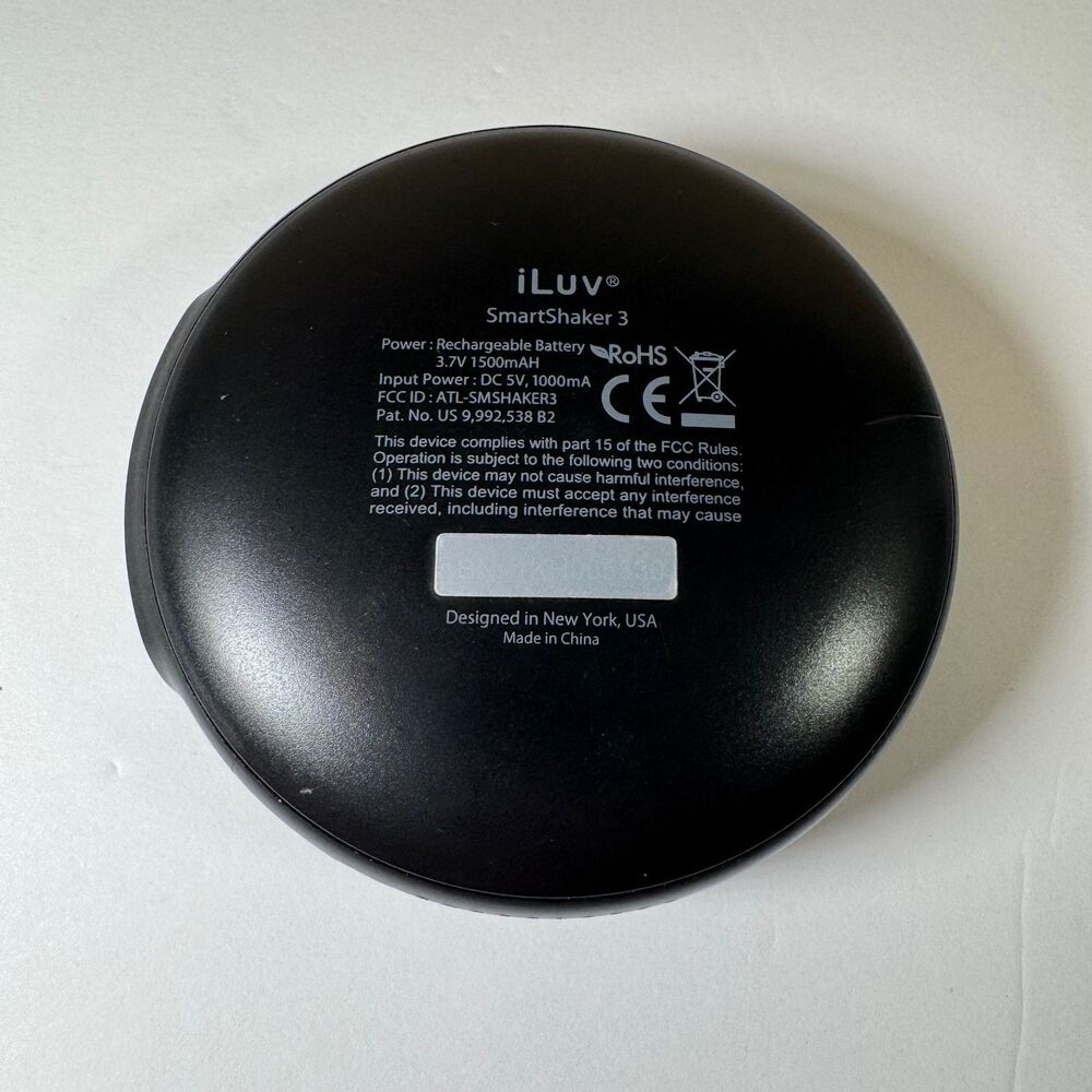 iLuv SmartShaker 3 Wireless Bed Shaker Alarm Clock Bluetooth Heavy Sleeper WORKS